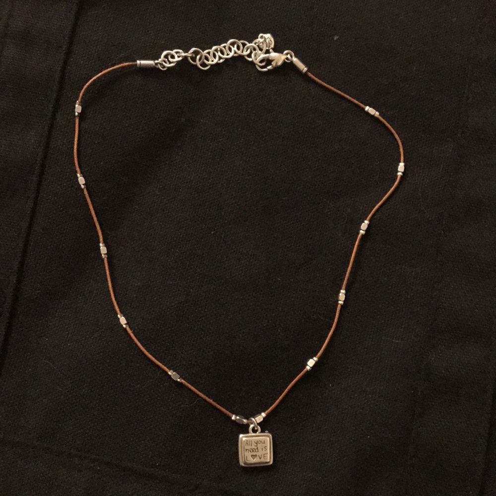 Brighton reversible cord necklace
